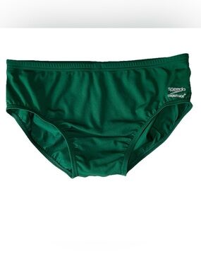 Speedo Endurance-Men’s Size 38 Brief Swim Green NWOT